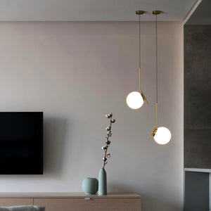 Lámpara colgante bola cristal "HERMI 220" - E27 - Ø 22cm - Barcelona Led-Decoración