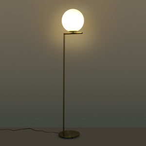 Lámpara de pie bola cristal "Anni 300" - E27 - Ø 30cm (5)