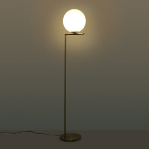 Lámpara de pie bola cristal "Anni 300" - E27 - Ø 30cm - Barcelona Led-Decoración