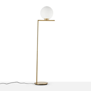 Lámpara de pie bola cristal "Anni 300" - E27 - Ø 30cm (6)