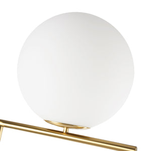 Lámpara de pie bola cristal "Anni 300" - E27 - Ø 30cm (8)