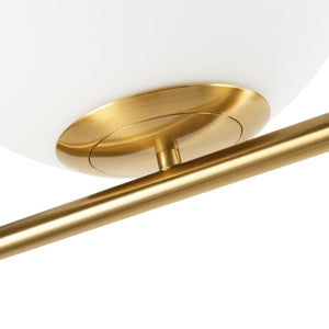 Lámpara de pie bola cristal "Anni 300" - E27 - Ø 30cm - Barcelona Led-Decoración
