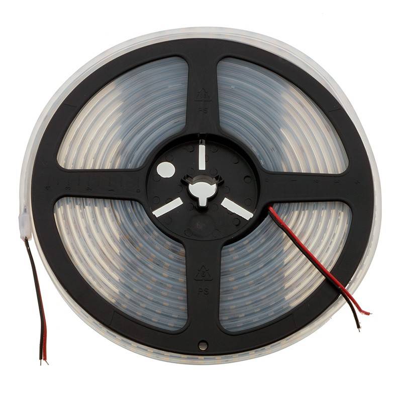Tira LED 24V DC - Monocolor - 18W/m - 12mm - IP67 - 5 metros - 120ch/m