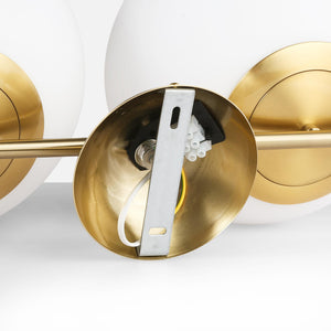 Aplique de pared doble bola cristal "VIC 220" - E27 - Ø 22cm (11)