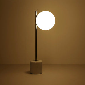 Lámpara de mesa bola cristal "LICRU" - E27 - Ø 15cm - Barcelona Led-Decoración