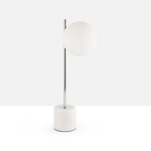 Lámpara de mesa bola cristal "LICRU" - E27 - Ø 15cm (5)