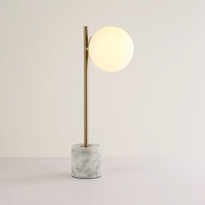 Lámpara de mesa bola cristal "LICRU" - E27 - Ø 15cm (11)