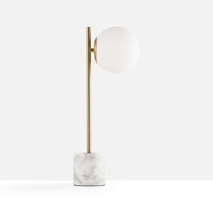 Lámpara de mesa bola cristal "LICRU" - E27 - Ø 15cm (14)