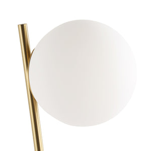 Lámpara de mesa bola cristal "LICRU" - E27 - Ø 15cm (18)