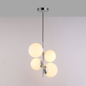 Lámpara colgante bola cristal "TANNA" - E27 - Ø 15cm