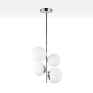 Lámpara colgante bola cristal "TANNA" - E27 - Ø 15cm - Barcelona Led-Decoración