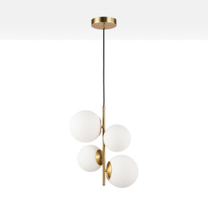 Lámpara colgante bola cristal "TANNA" - E27 - Ø 15cm (14)