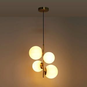 Lámpara colgante bola cristal "TANNA" - E27 - Ø 15cm (16)