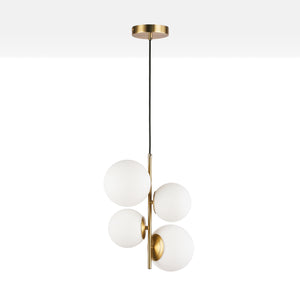 Lámpara colgante bola cristal "TANNA" - E27 - Ø 15cm - Barcelona Led-Decoración