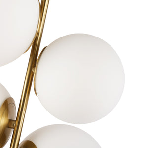 Lámpara colgante bola cristal "TANNA" - E27 - Ø 15cm (24)