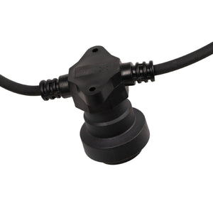 Guirnalda Exterior conectable en serie IP44 6,5m con 10 casquillos E27 - Barcelona Led-
