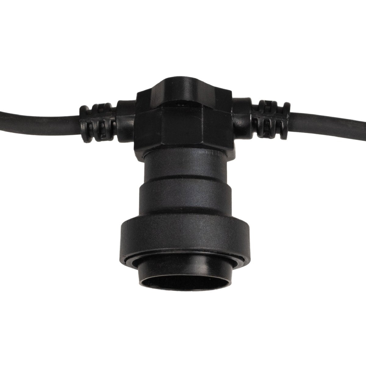 Guirnalda Exterior conectable en serie IP44 6,5m con 10 casquillos E27 - Barcelona Led-