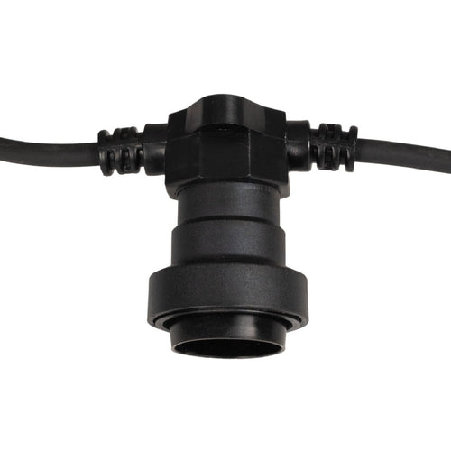 IP44 6,5m series connectable Outdoor Garland with 10 E27 sockets
