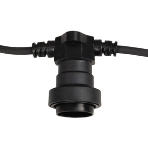 Guirnalda Exterior conectable en serie IP44 6,5m con 10 casquillos E27 - Barcelona Led-