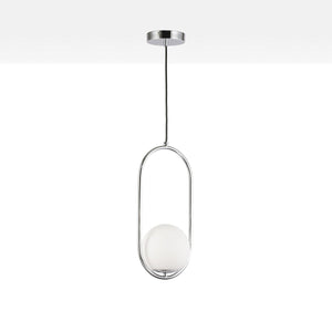 Lámpara colgante bola cristal "JOHN" - E27 - Ø 15cm (11)