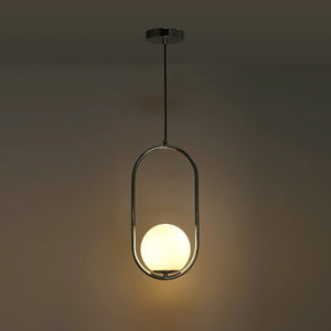 Lámpara colgante bola cristal "JOHN" - E27 - Ø 15cm (13)