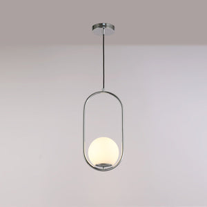 Lámpara colgante bola cristal "JOHN" - E27 - Ø 15cm (18)