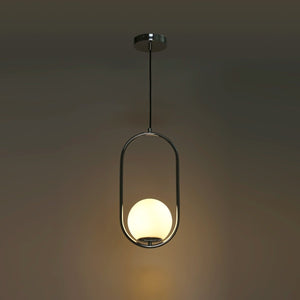 Lámpara colgante bola cristal "JOHN" - E27 - Ø 15cm (19)