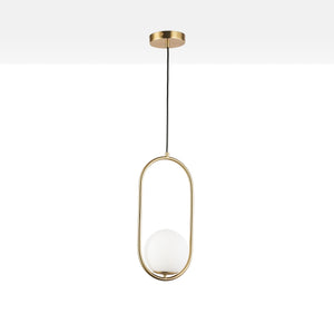 Lámpara colgante bola cristal "JOHN" - E27 - Ø 15cm (31)