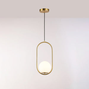 Lámpara colgante bola cristal "JOHN" - E27 - Ø 15cm (34)