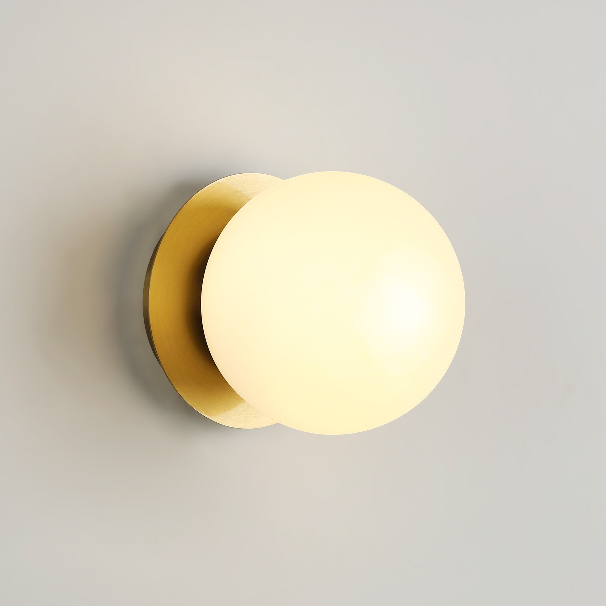 Aplique de pared bola cristal "ARCE" - E27 - Ø 15cm