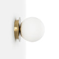 Applique murale boule en verre