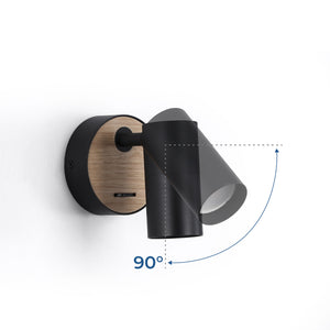 Aplique de pared interior "VILSA" - Orientable - GU10 (24)