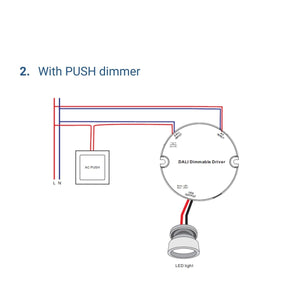 Driver regulable DALI DT6 monocolor - 220-240V - Salida 6-25V DC - 9W (2)