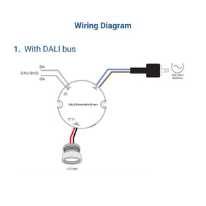 Driver regulable DALI DT6 monocolor - 220-240V - Salida 6-25V DC - 9W (3)