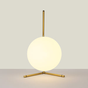 Lámpara de mesa bola cristal "OCTO 200" - E27 - Ø 22cm