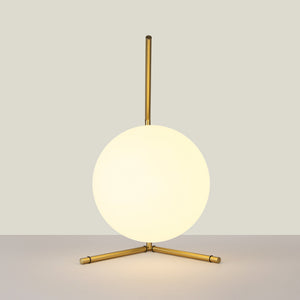 Lámpara de mesa bola cristal "OCTO 200" - E27 - Ø 22cm