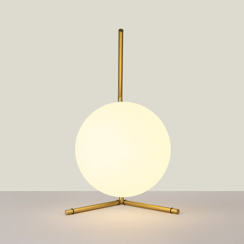 Lámpara de mesa bola cristal