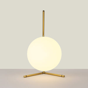 Lámpara de mesa bola cristal "OCTO 200" - E27 - Ø 22cm