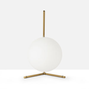 Lámpara de mesa bola cristal "OCTO 200" - E27 - Ø 22cm (1)