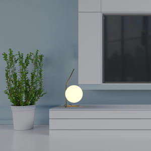 Lámpara de mesa bola cristal "OCTO 200" - E27 - Ø 22cm (12)