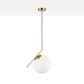 Crystal ball pendant light