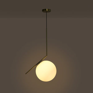 Lámpara colgante bola cristal "HERMI 280" - E27 - Ø 28cm - Barcelona Led-Decoración
