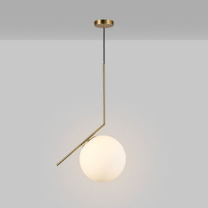 Lámpara colgante bola cristal "HERMI 280" - E27 - Ø 28cm (5)