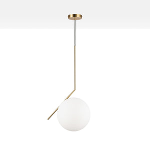 Lámpara colgante bola cristal "HERMI 280" - E27 - Ø 28cm (6)