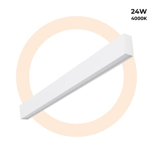 Luminaria lineal LED de suspensión / superficie 24W - Slim - 80cm - 1700lm (18)
