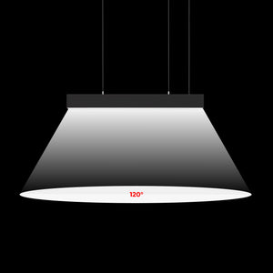 Luminaria lineal LED de suspensión / superficie 24W - Slim - 80cm - 1700lm (36)