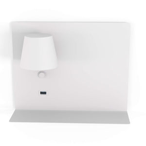 Aplique de pared para lectura con puerto USB "BASKOP" - 6W - Izquierda (9)