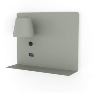 Aplique de pared para lectura con puerto USB "BASKOP" - 6W - Izquierda - Barcelona Led-Decoración