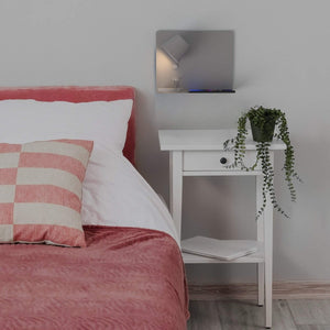 Aplique de pared para lectura con puerto USB "BASKOP" - 6W - Izquierda - Barcelona Led-Decoración