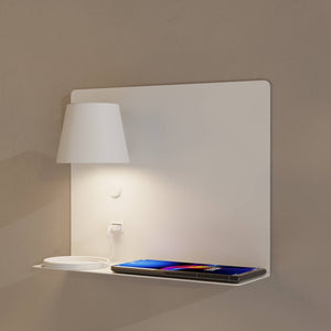 Aplique de pared para lectura con puerto USB "BASKOP" - 6W - Izquierda - Barcelona Led-Decoración
